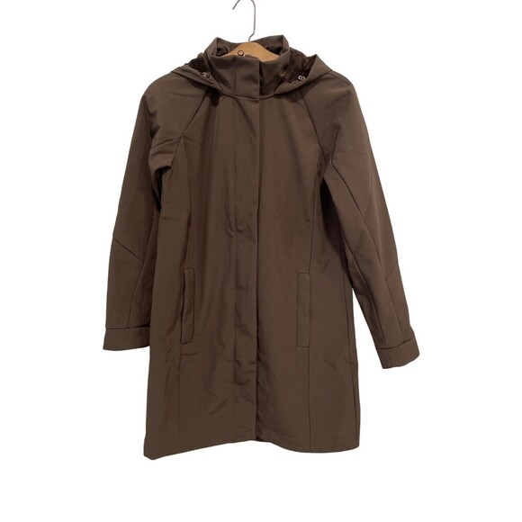 Mondetta Ladies' Long Softshell Jacket, Brown, XXL - Picture 1 of 5